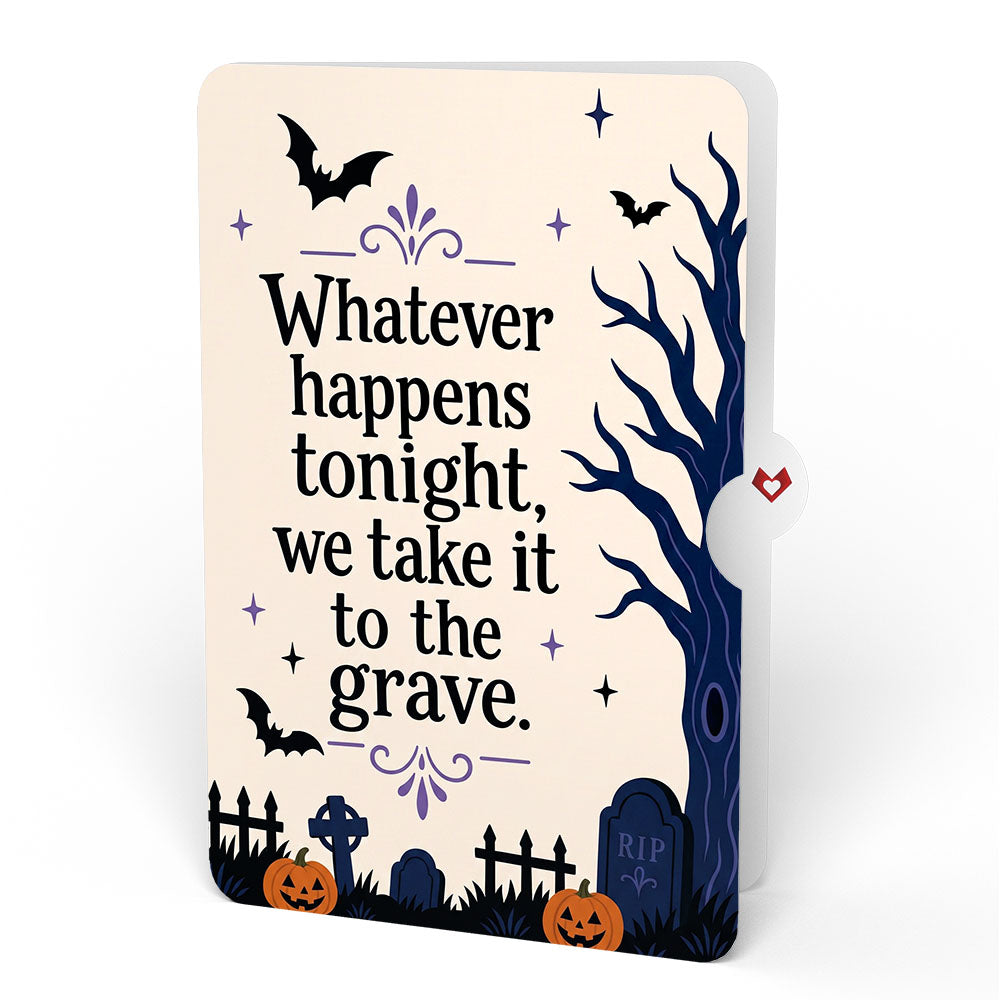 Haunted House Halloween Giant Pop-Up Gift and Take It To The Grave Sentiment Set