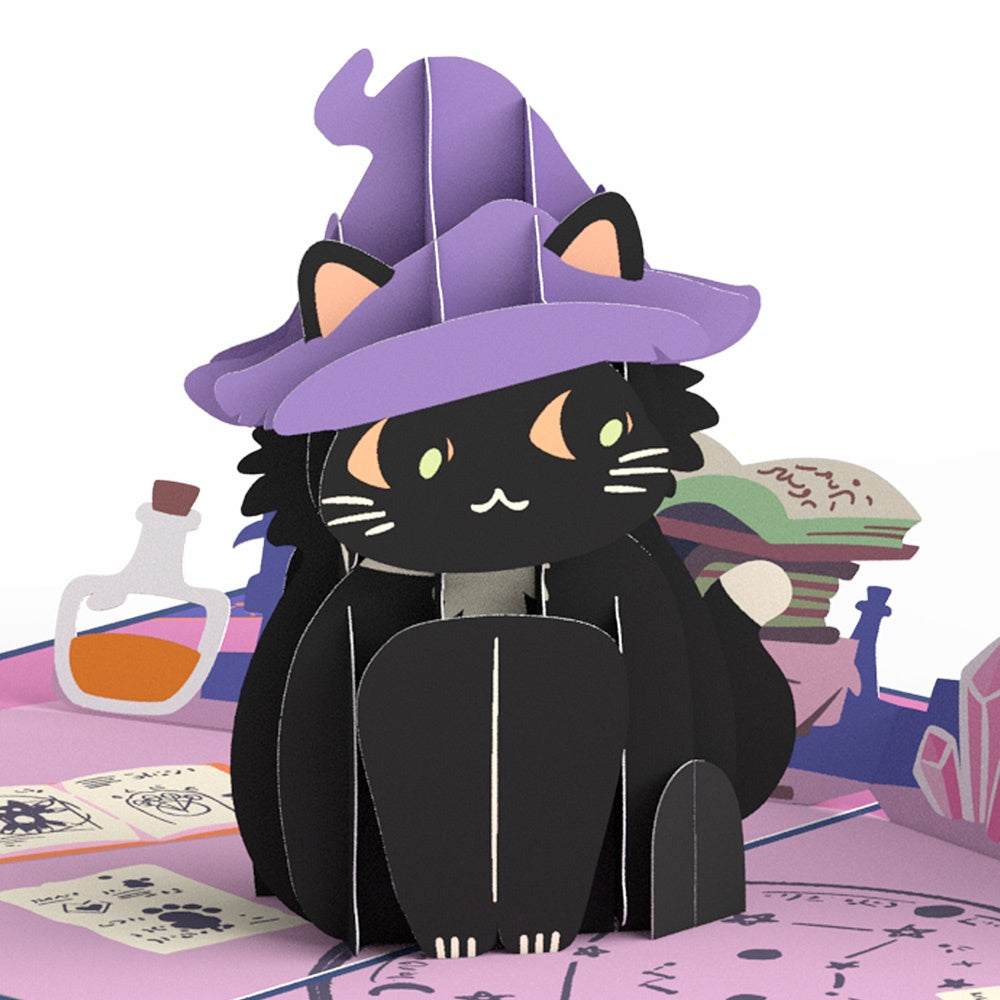 Halloween Cat Classic Pop-Up Card and Crossed My Path Sentiment Set