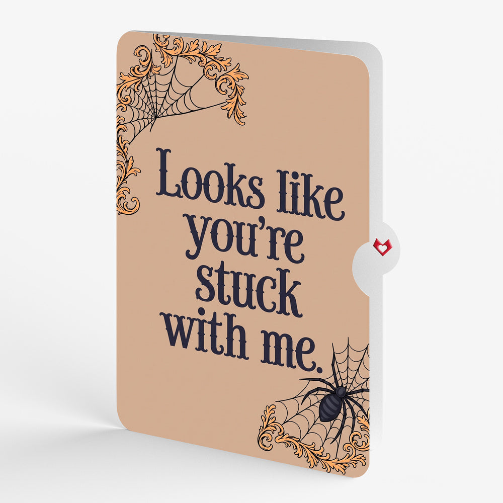 Beware Halloween Spider Pop-Up Card and Stuck With Me Sentiment Set
