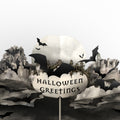 Halloween Greetings Pop-Up Card and Gothic Bat Sentiment Set