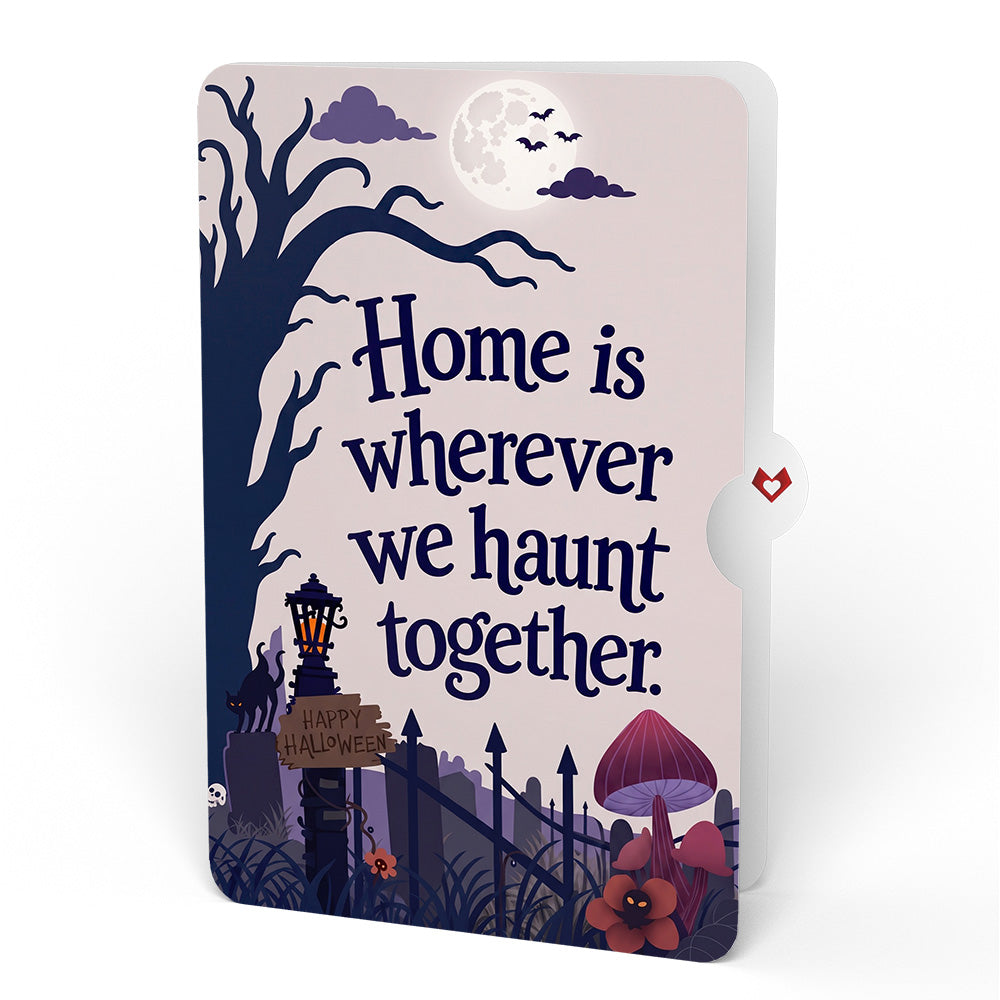 Enchantingly Eerie Halloween Village Loooooong Card™ (Expands to 2 feet) and Sentiment Set