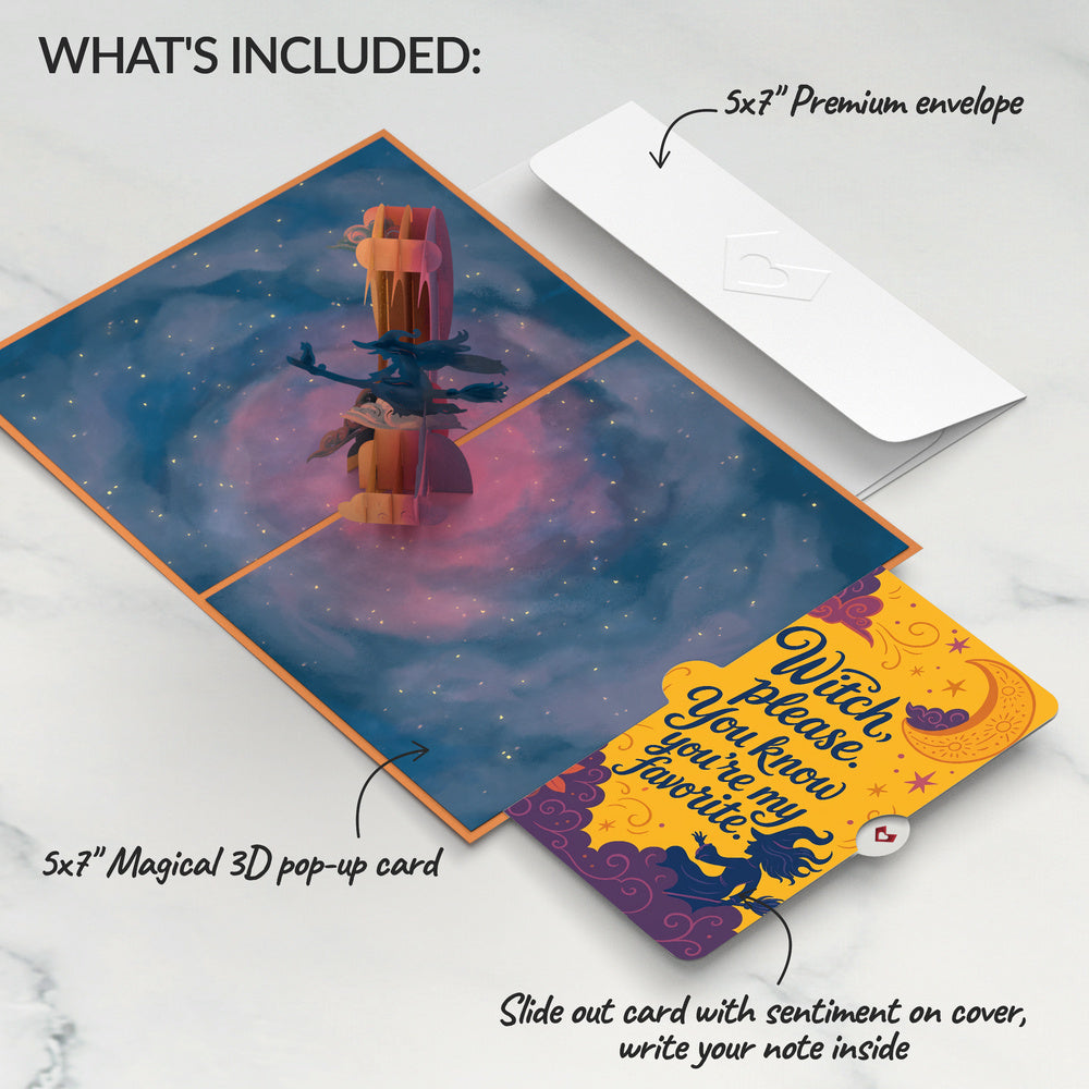 Halloween Witch Pop-Up Card and Sentiment Set