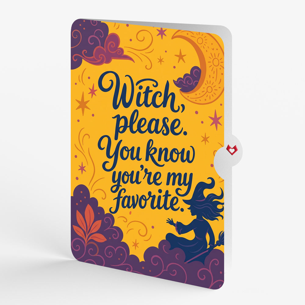 Halloween Witch Pop-Up Card and Sentiment Set