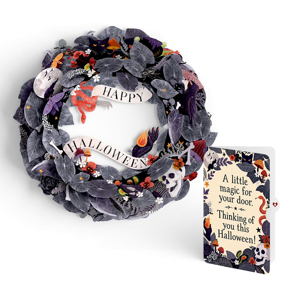 Enchantingly Eerie Halloween Wreath and A Little Magic Sentiment Set