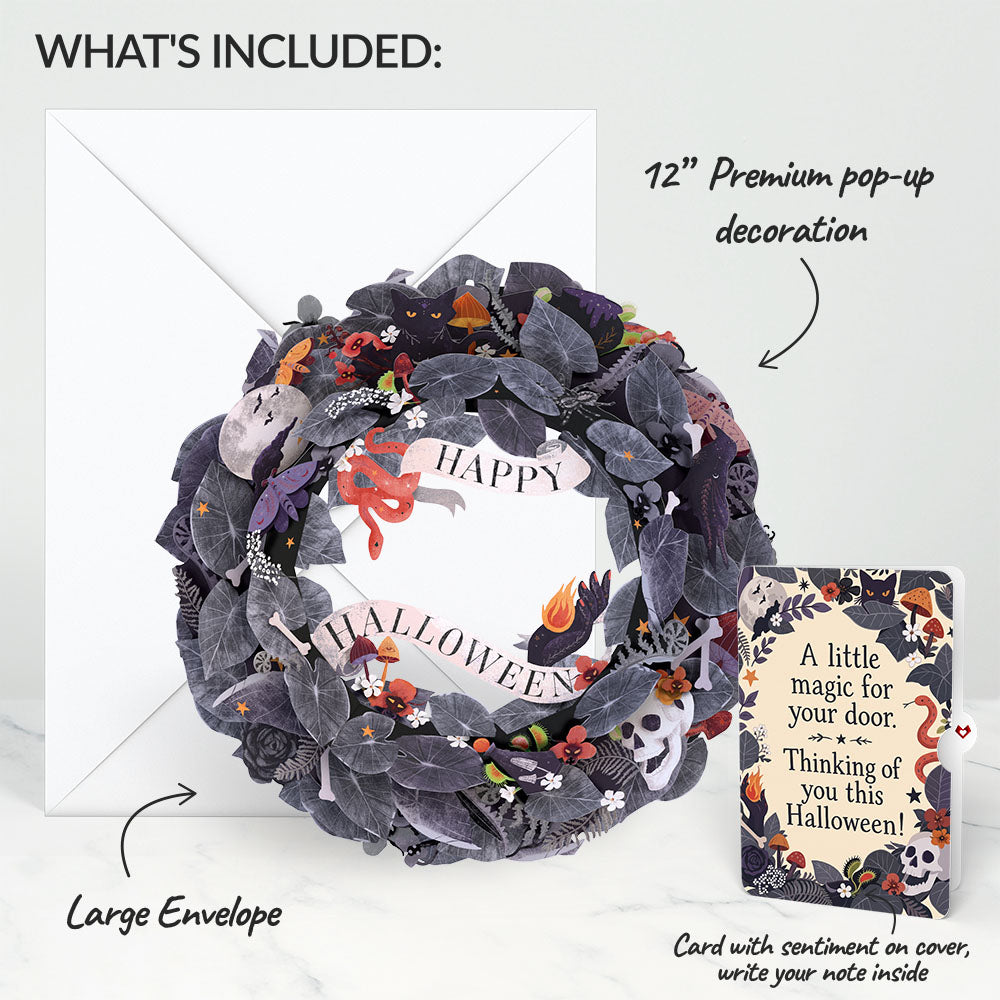 Enchantingly Eerie Halloween Wreath and A Little Magic Sentiment Set