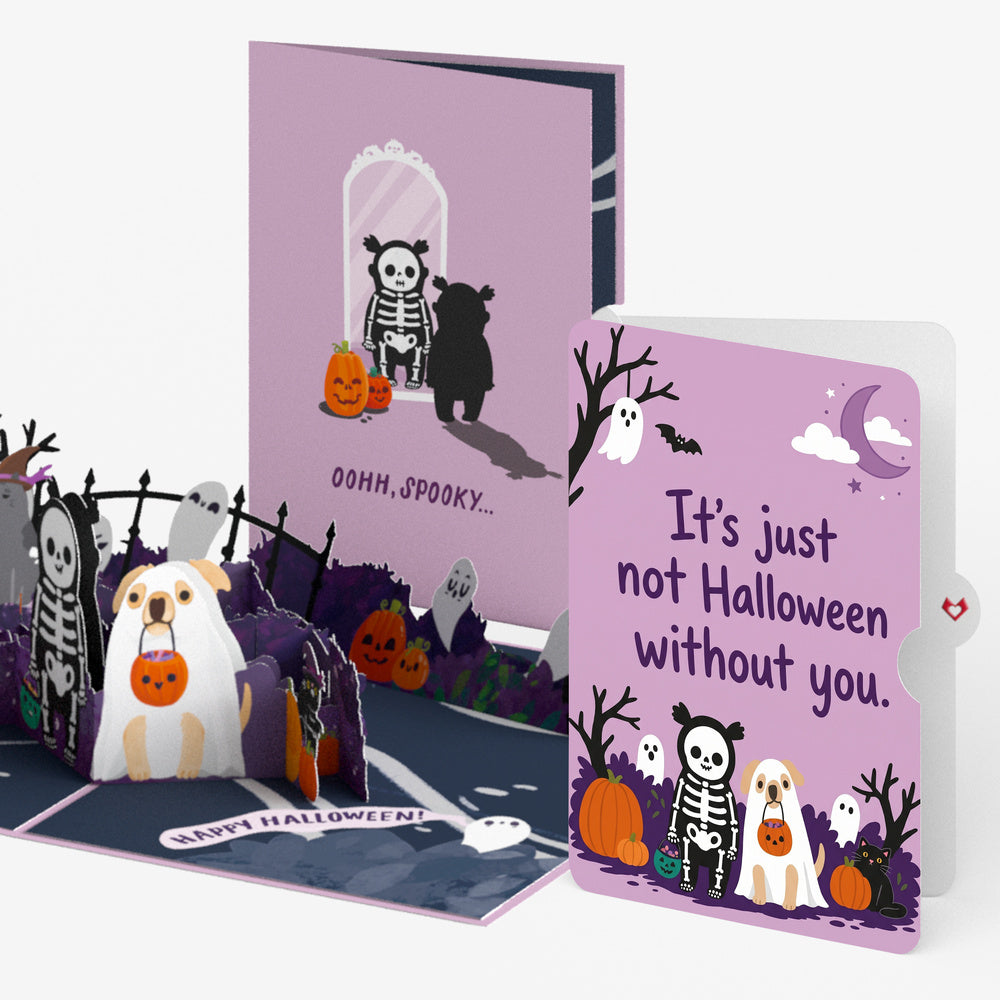 'Oohh, Spooky' Halloween Pop-Up Card and Spooky Friends Sentiment Set