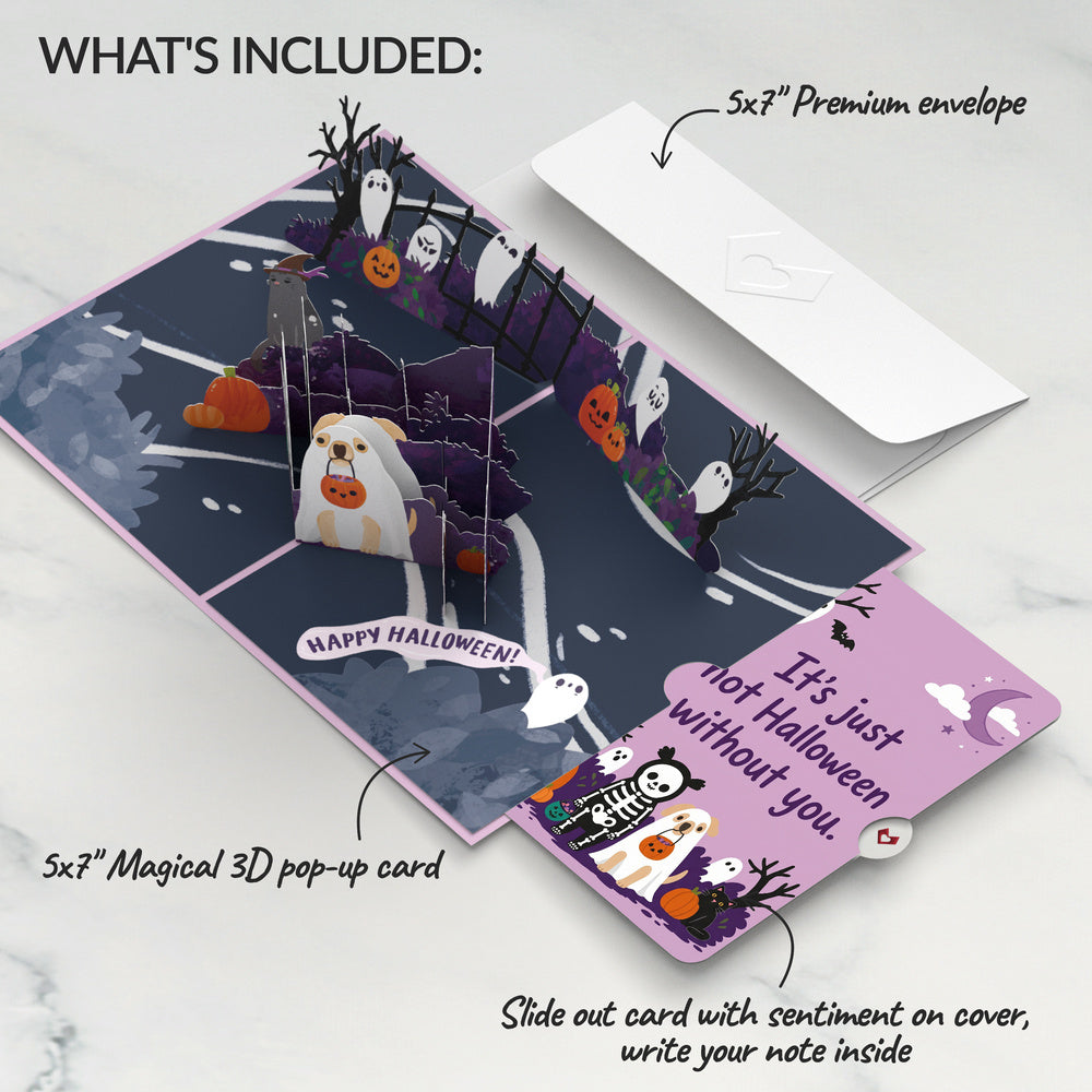 'Oohh, Spooky' Halloween Pop-Up Card and Spooky Friends Sentiment Set