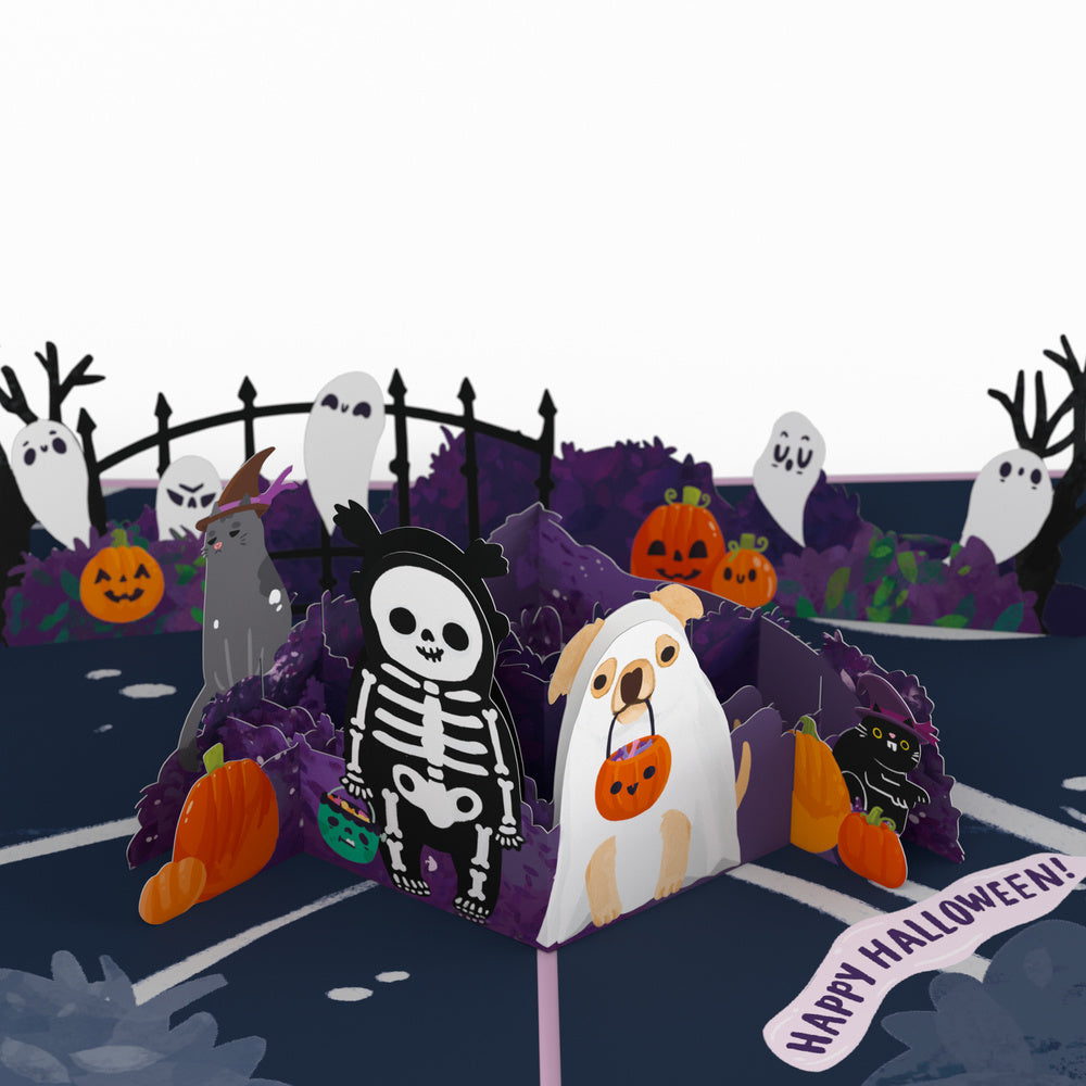 'Oohh, Spooky' Halloween Pop-Up Card and Spooky Friends Sentiment Set