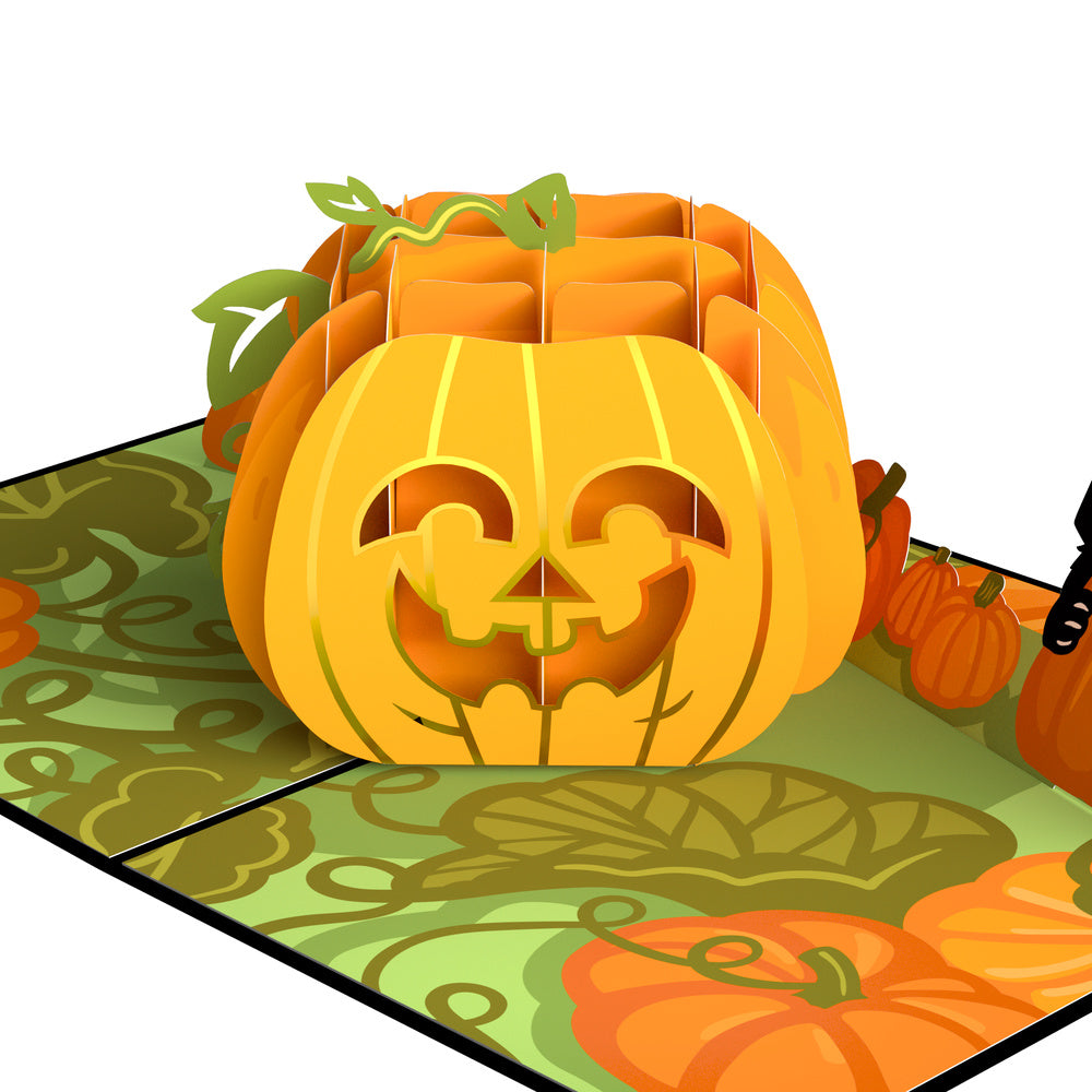 Happy Halloween Pumpkin Pop-Up Card and Pumpkin Patch Sentiment Set