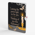 Halloween Candlelight Light-Up Pop-Up Card and Porch Light Sentiment Set
