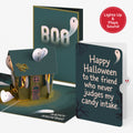 Happy Haunting Halloween Music and Lights Pop-Up Card and Candy Intake Sentiment Set