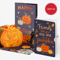 Happy Halloween Pumpkin Light-Up Pop-Up Card and Sentiment Set for Friend