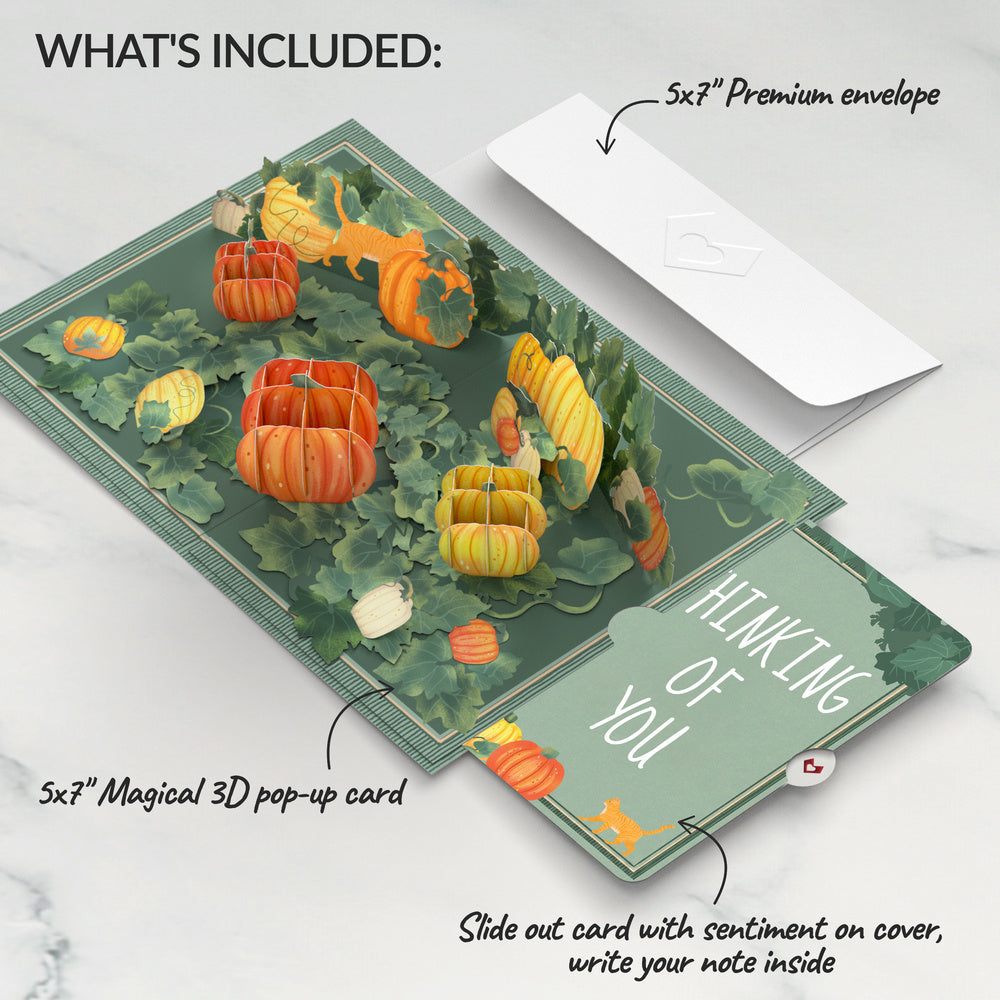 Happy Fall Pumpkin Patch Thinking of You Pop-Up Card and Sentiment Set