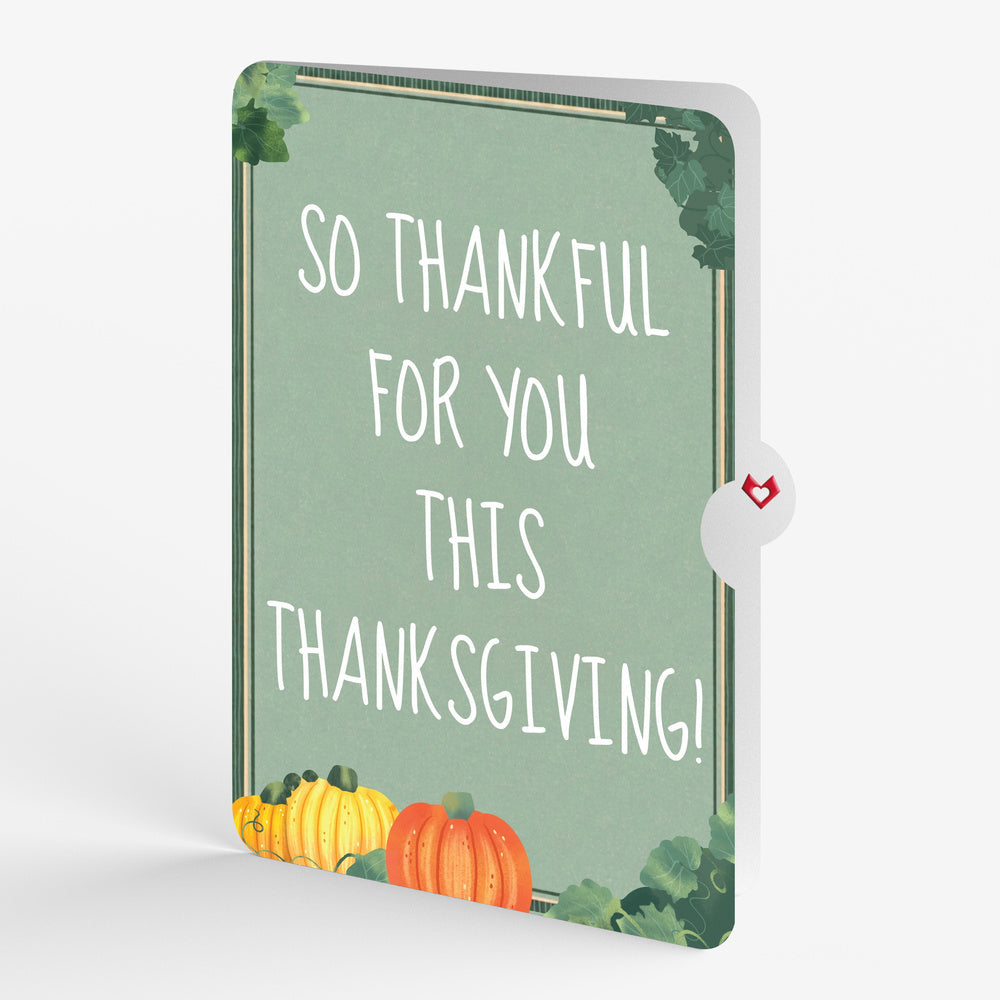 Happy Fall Pumpkin Patch Thanksgiving Pop-Up Card and Sentiment Set