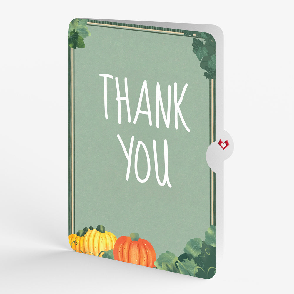 Happy Fall Pumpkin Patch Thank You Pop-Up Card and Sentiment Set