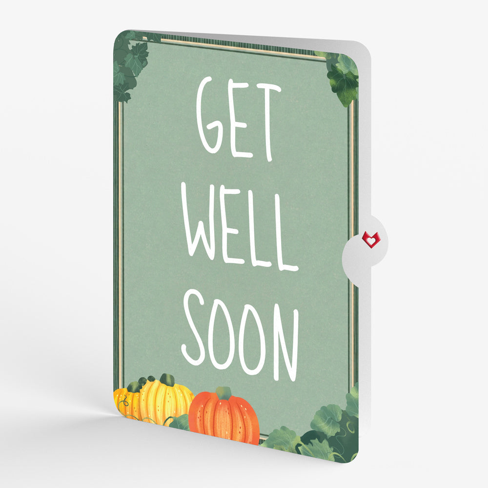 Happy Fall Pumpkin Patch Get Well Pop-Up Card and Sentiment Set