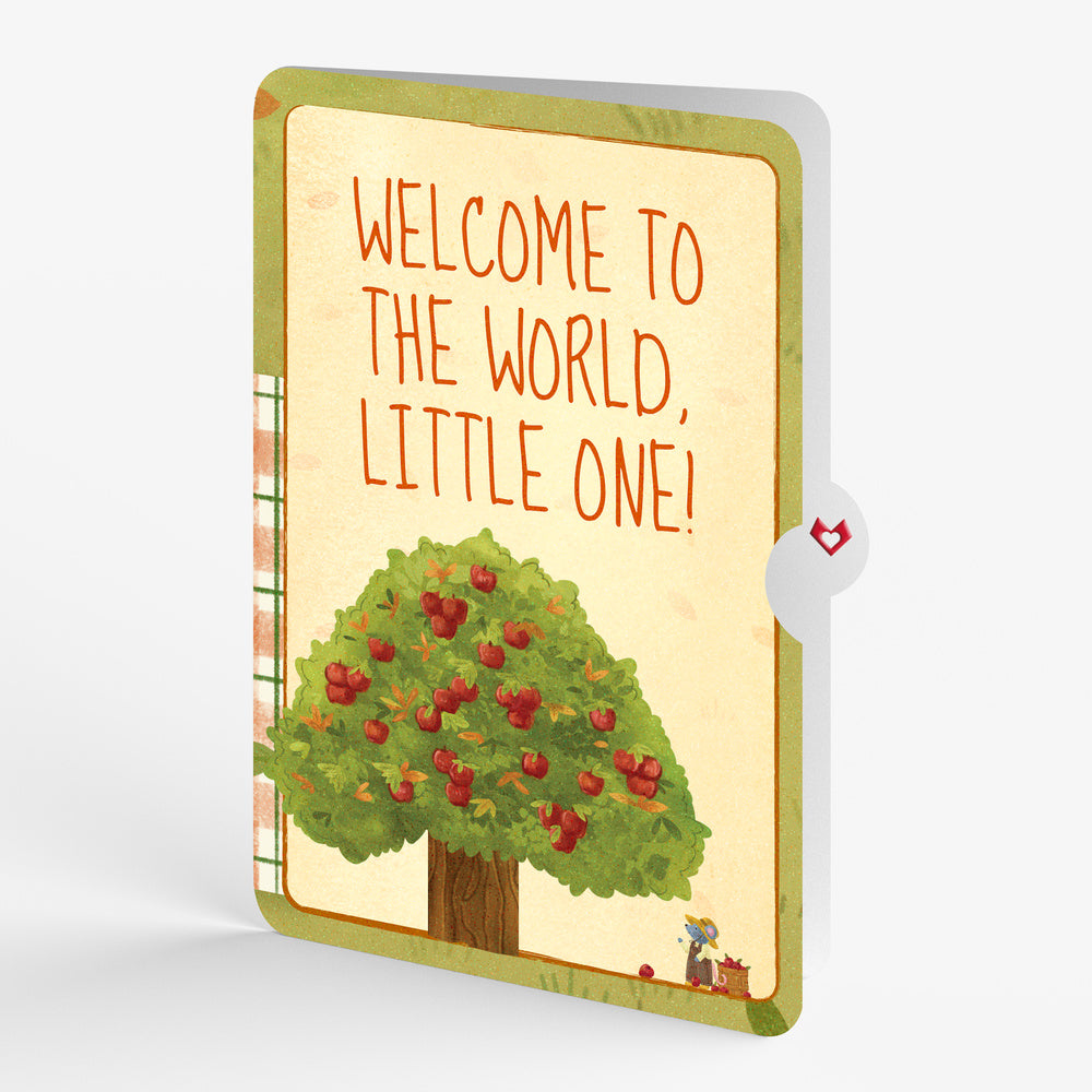 Woodland Animals Autumn Greetings New Baby Pop-Up Card and Sentiment Set