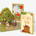Woodland Animals Autumn Greetings Get Well Pop-Up Card and Sentiment Set