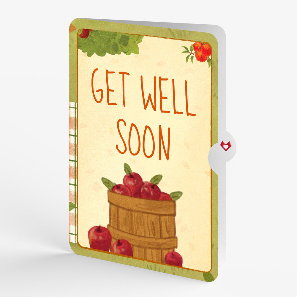 Woodland Animals Autumn Greetings Get Well Pop-Up Card and Sentiment Set