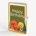 Fall Rustic Farm Birthday Pop-Up Card and Sentiment Set