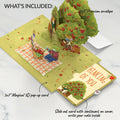 Woodland Animals Autumn Greetings Thinking of You Pop-Up Card and Sentiment Set