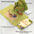 Woodland Animals Autumn Greetings Anniversary Pop-Up Card and Sentiment Set