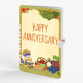 Woodland Animals Autumn Greetings Anniversary Pop-Up Card and Sentiment Set