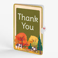 Fall Rustic Farm Thank You Pop-Up Card and Sentiment Set