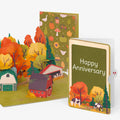 Fall Rustic Farm Anniversary Pop-Up Card and Sentiment Set