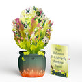 Halloween Cauldron Light-Up Bouquet and Wickedly Awesome Sentiment Set for Friend