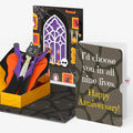 Count Catula Halloween Vampire Cat Pop-Up Card and Nine Lives Anniversary Sentiment Set
