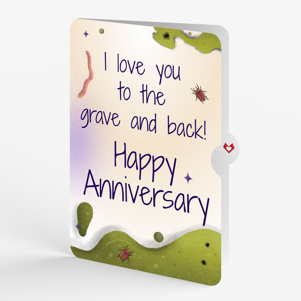 Keep it Creepy Halloween Skull Music and Light Pop-Up Card and Undying Love Anniversary Sentiment Set