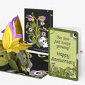 Creepiest Greetings Halloween Venus Flytrap Pop-Up Card and Growing Love Anniversary Sentiment Set