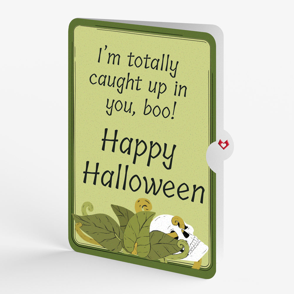 Creepiest Greetings Halloween Venus Flytrap Pop-Up Card and Caught Up In You Sentiment Set