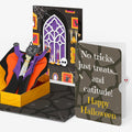 Count Catula Halloween Vampire Cat Pop-Up Card and Catitude Sentiment Set