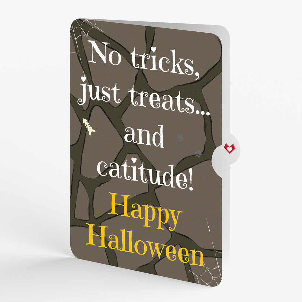 Count Catula Halloween Vampire Cat Pop-Up Card and Catitude Sentiment Set
