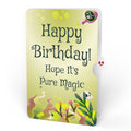 Halloween Cauldron Light-Up Bouquet and Pure Magic Birthday Sentiment Set