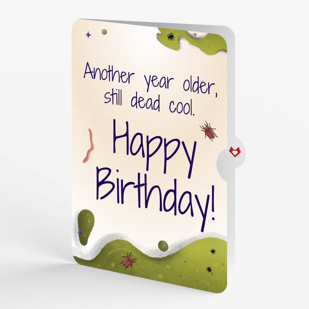 Keep it Creepy Halloween Skull Music and Light Pop-Up Card and Still Dead Cool Birthday Sentiment Set