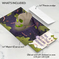 Keep it Creepy Halloween Skull Music and Light Pop-Up Card and Drop-Dead Awesome Sentiment Set