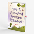 Keep it Creepy Halloween Skull Music and Light Pop-Up Card and Drop-Dead Awesome Sentiment Set