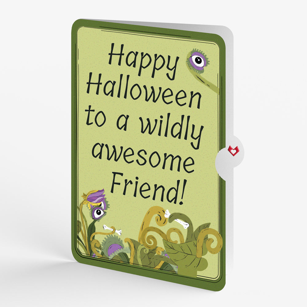 Creepiest Greetings Halloween Venus Flytrap Pop-Up Card and Wildly Awesome Sentiment Set