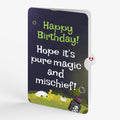 Toil and Trouble Halloween Cauldron Music and Lights Pop-Up Card and Magic Mischief Birthday Sentiment Set