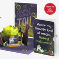 Toil and Trouble Halloween Cauldron Music and Lights Pop-Up Card and Magic Ingredients Sentiment Set