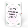 Mystic Black Cat Birthday HeartFelt Charm Card™ and Sentiment Set