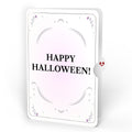 Mystic Black Cat Halloween HeartFelt Charm Card™ and Moonlit Florals Sentiment Set