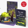 Toil and Trouble Halloween Cauldron Music and Lights Pop-Up Card and Under Your Spell Anniversary Sentiment Set