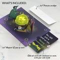 Toil and Trouble Halloween Cauldron Music and Lights Pop-Up Card and Under Your Spell Anniversary Sentiment Set