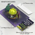Toil and Trouble Halloween Cauldron Music and Lights Pop-Up Card and Double the Trouble Sentiment Set