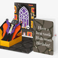 Count Catula Halloween Vampire Cat Pop-Up Card and Spider Web Birthday Sentiment Set