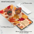 Woodland Happy Thanksgiving Wishbone Pop-Up Card and Grateful To Have You Sentiment Set